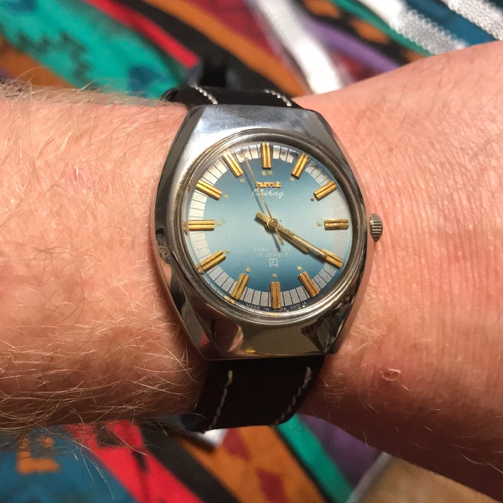 Vintage HMT mechanical manual wind watch